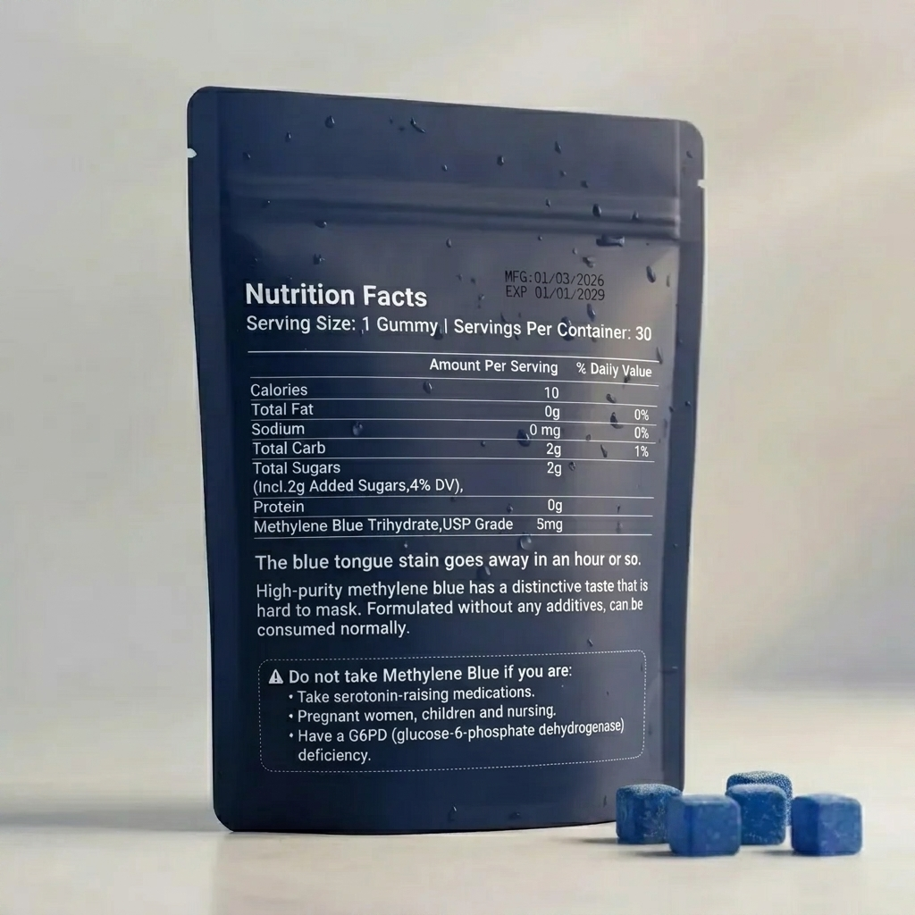Methylene Blue Gummies for Nerve Pain Relief
