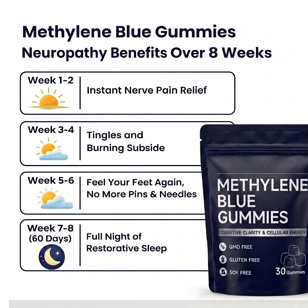 Methylene Blue Gummies for Nerve Pain Relief