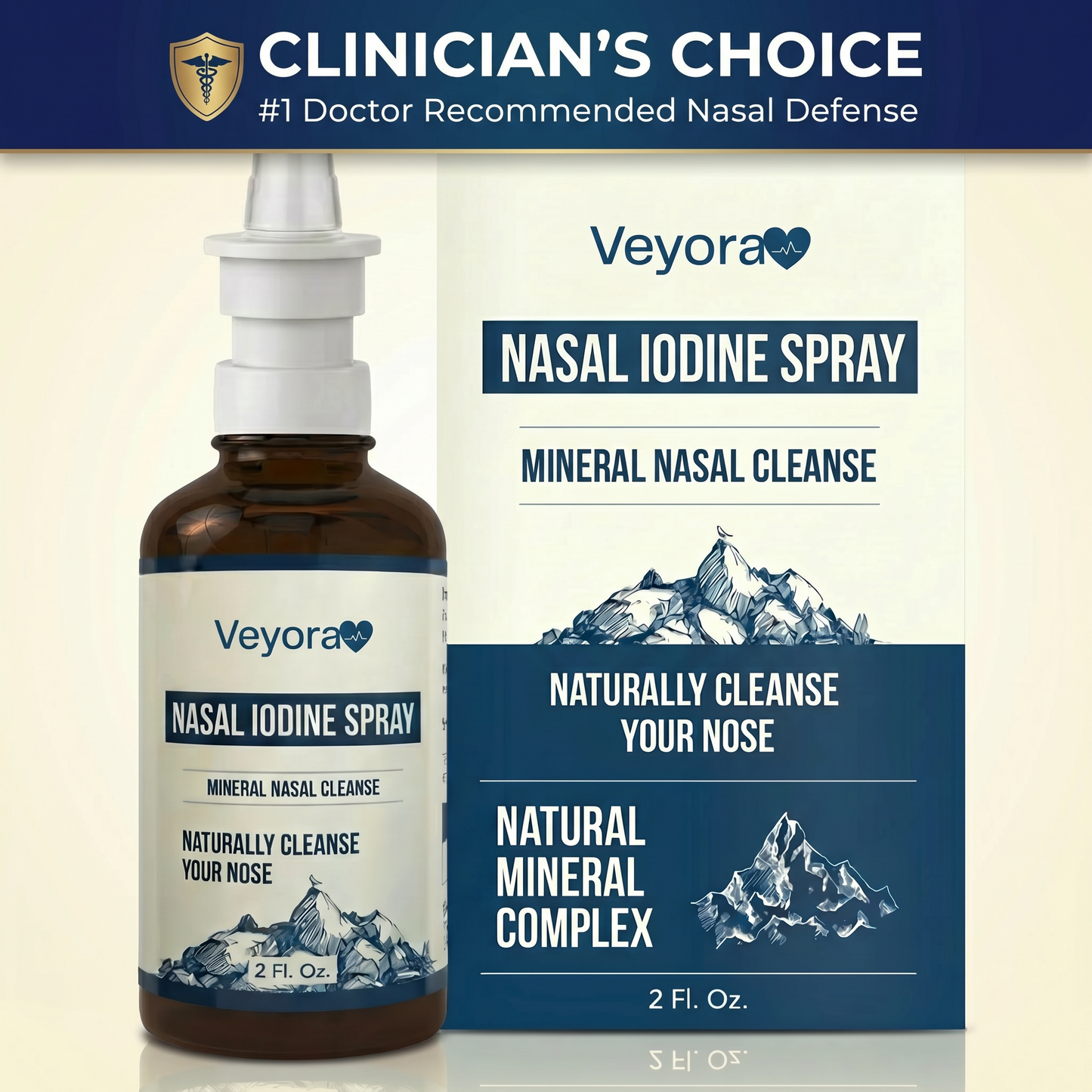 Iodine Nasal Spray for Cold & Virus Defence
