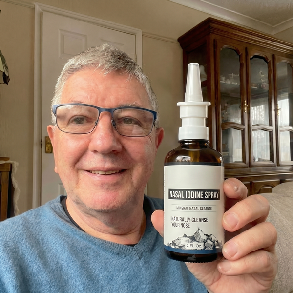 Patty S. holding product