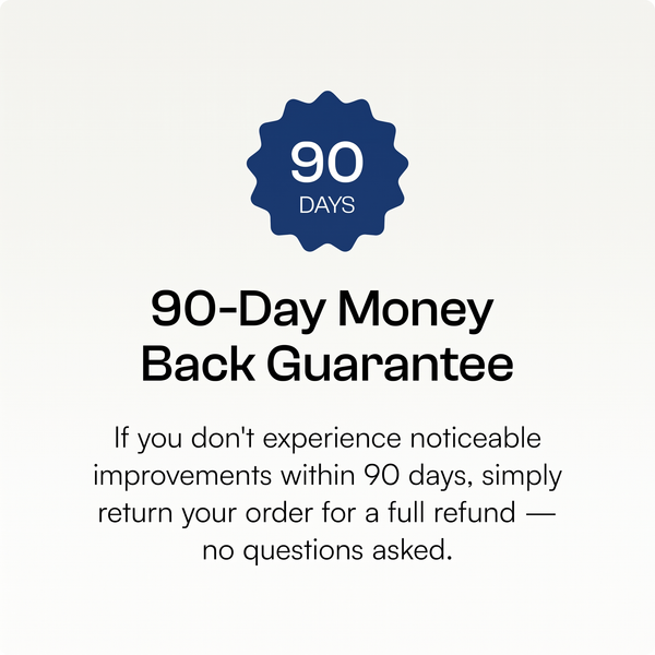 90 Day Money Back Guarantee Badge