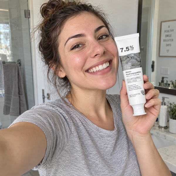 Patty S. holding product